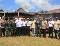 Danrem 141 Toddopuli Dampingi Kasdam XIV Hasanuddin Resmikan Pemanfaatan Program Kemanunggalan TNI dalam TMMD Ke-118 Kodim 1420