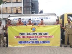 Peduli Kekeringan, PWRI Pati Kirim Bantuan 35 Truk Tangki Air Bersih