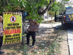 Akses Jalan Truk Muatan Galian C Yang Melintas di Brati Grobogan Dipasang Tanda Larangan Masuk, Kenapa !