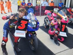 Pemuda Asal Pati,Raih Juara 1 Race 2 Sport 250 CC Mandalika Racing Series 2023