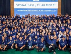 Sosialisasi Empat Pilar MPR RI Bersama Forum Komunikasi Putra Putri Angkatan Laut (FKPPAL), Ketua MPR RI Bamsoet Tekankan Pentingnya Netralitas TNI dalam Pemilu