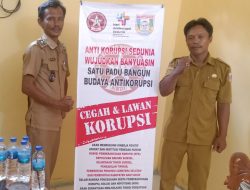 Giat Sambut Hari Anti Korupsi Sedunia (HAKORDIA) Tim (AWDI) Bersosialisasi