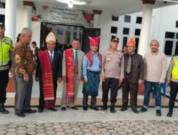 Polsek Betung Pastikan Rasa Aman Perayaan Natal di Gereja GPDI Kecamatan Betung