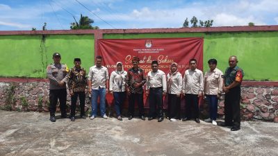 Sebanyak 161 Anggota KPPS Desa Pringgodani di Lantik