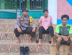 Sosialisasi dan Himbauan Kamtibmas Menuju Pemilu 2024 di Kelurahan Tumbang Lahung, Permata Intan