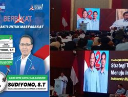 Caleg DPRD  Bandung, Sudiyono ST Hadir dan Apresiasi Konsolidasi Kor Pemenangan Capres