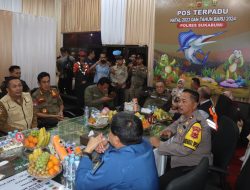 Forkopimda Kabupaten Sukabumi Ikuti Video Conference Pemantauan Sitkamtibmas Malam Pergantian Tahun Baru Nasional