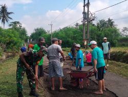 Peduli Lingkungan,  Kopka Samsul  Laksanakan Karya Bakti Bersama Warga Jambuwer