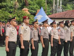 Kapolres Sukabumi Promosikan Kenaikan Pangkat Kepada 46 Personel