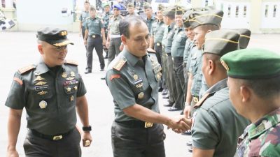 Danrem 073/Makutarama Tinjau Pembangunan Gedung Makodim Pati Dan Silaturahmi Ke Polresta Pati