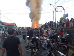 Musibah Kebakaran Melanda Jalan Ahmad Yani, Kota Puruk Cahu