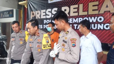 Polsek Asem Rowo Berhasil Amankan Driver Ojol Kasus Penggelapan Handphone