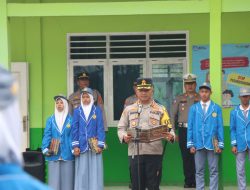 Beri Motivasi dan Edukasi Pelajar, Kapolres Way Kanan Jadi Irup di SMA Negeri 3 Blambangan Umpu