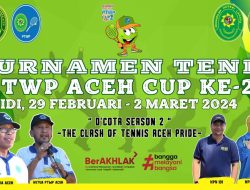 Dipercaya Jadi Tuan Rumah PN Idi Rayeuk Gelar Turnamen Tenis PTWP Aceh Cup ke-2