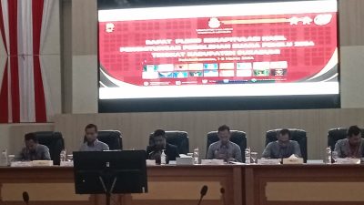 KPUD Sukabumi Resmi Di mulai Pleno Rekapitulasi Hasil  Penghitungan Suara Pemilu 2024