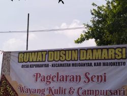 Acara Ruwah Dusun Damarsi Berjalan Lancar Dan Meriah