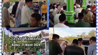 Bupati Way Kanan Safari Ramadhan Ke Masjid  Al-Maghfiroh Kampung Gunung Baru Gunung Labuhan