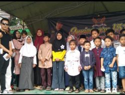 Pada Hari Ulang Tahun Pandawa 16  Ke- 15 Anggota DPRD kabupaten Sukabumi Teddi Setiadi Memberikan Santuni Puluhan Anak Yatim