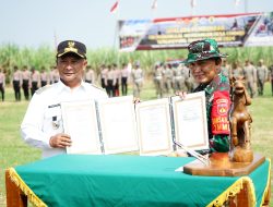 Pj Bupati Pati Buka TMMD Tahap II Tahun 2024 Dilapangan Desa Angkatan Lor Tambakromo