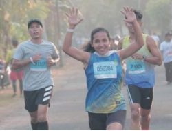 Geopark ciletuh rayakan warisan bumi Run 2024