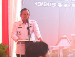 Kalapas Banjarmasin Hadiri Peletakan Batu Pertama Gedung Baru Kanwil Kumham Kalsel