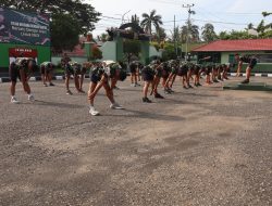 Personel Kodim 1013/Muara Teweh Rutin Olahraga Setiap Pagi Sebelum Bertugas