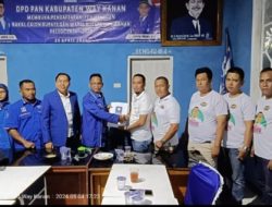 Resmen Kadapi Ambil Formullir Bakal Calon Bupati Waykanan di DPD PAN