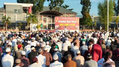Ribuan Warga Binaan Lapas Banjarbaru Ikuti Salat Idul Adha 1445 Hijriah