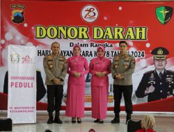 HUT Ke-78 Bhayangkara, Polresta Magelang Gelar Donor Darah
