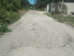 Kondisi Jalan Rusak Parah di Desa Suka Makmur Kecamatan Gunung Meriah,