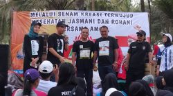 Senam Sehat Bersama Ribuan Warga, AMCM Deklarasi Syamsul Aulia Rachman Bupati Cilacap