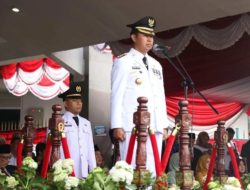 Pj Bupati Bogor H Asmawa Menjadi Inspektur Upacara Pada Peringatan Hari Jadi Kabupaten Bogor ke 542 tahun 2024