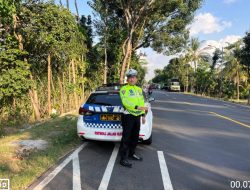 Patroli Satlantas Polres Lumajang Jaga Kelancaran Dan Keamanan Jalur Utara