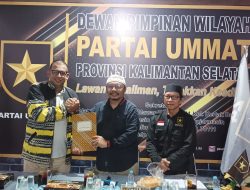 Ketua DPW Partai Ummat Kalsel Umumkan Pengunduran Diri, Ketua DPD Partai Ummat Kota Banjarmasin Berikan Apresiasi