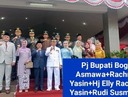 Pj Bupati Bogor H Asmawa Menjadi Inspektur Upacara Peringatan Hari Jadi Kabupaten Bogor ke 542  