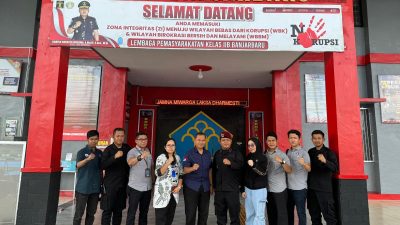 Wujud Sinergi, Lapas Banjarbaru Terima Kunjungan P4GN BNN Kota Banjarbaru