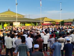 Momen Idul Adha: Ribuan Warga Binaan Mengisi  Shalat Id Berjamaah di Lapas Banjarmasin