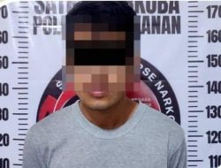 Polisi Way Kanan Bekuk Pelaku Diduga Edarkan Sabu 4 gram di Banjarmasin