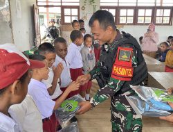 Hari Anak Nasional, Satgas Yonif 310/KK Peduli Generasi Emas Papua