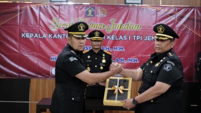 Sertijab Perpindahan Jabatan Kepala Kantor Imigrasi Kelas I TPI Jember