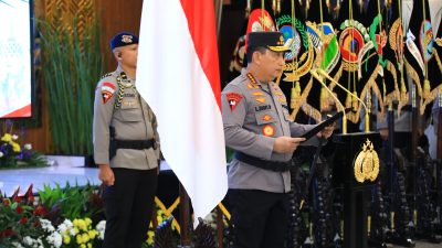 Sertijab, Kapolri Pimpin Upacara Kenaikan Pangkat Perwira Tinggi Polri,  Kadiv Propam dan Sejumlah Kapolda