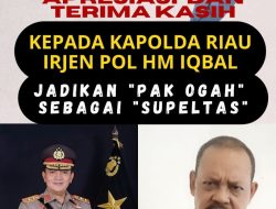 Ketum KERIS Apresiasi Dan Terima Kasih Ke Kapolda Riau Irjen Pol HM Iqbal Jadikan “Pak Ogah” Sebagai “Supel Tas”