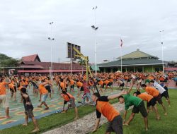 Terapkan Hidup Sehat, WBP Lapas Banjarmasin Rutin Berolahraga