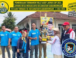 Turnamen Voli Asjap Cup Digelar di Kecamatan Kabandungan, 18 Tim Siap Berlaga