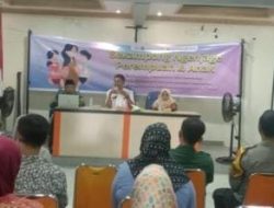 Bhabinkamtibmas Desa Lalang Hadiri  Sosialisasi Dari Dinsos Belitung Timur, Sekampong Ngenjage Perempuan dan Anak  