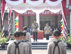 Kapolda Resmi Buka Pendidikan Bintara Polri Gelombang II Tahun 2024 Di SPN Polda Babel, Siap Didik Sebanyak 123 Siswa