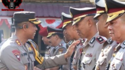 Kapolrestabes Makassar Kombes Pol Mokhamad Ngajib, Pimpin Sertijab dan Pelantikan Sejumlah Pejabat Jajaran Polrestabes Makassar