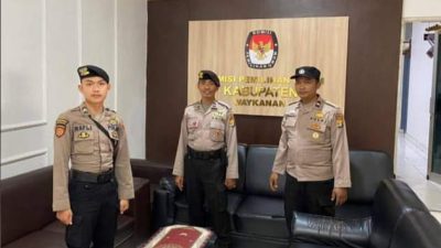 Jelang Pilkada 2024, Polres Way Kanan Tingkatkan Patroli dan Amankan Kantor KPU dan Bawaslu