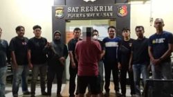 Dalam Waktu 1 x 24 Jam, Satreskrim Polres Way Kanan Ringkus Diduga Pelaku Anirat Akibatkan Korban Luka Berat di Banjit