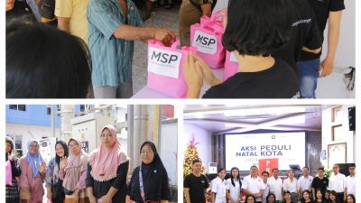 Peduli kasih , Mawar Sharon Peduli(MSP)” Dengan Aksi Peduli Sosial Dikantor Walikota Bitung